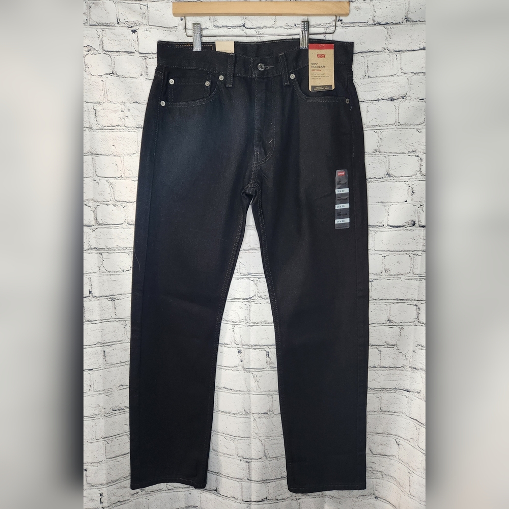 Levi's Men's Black 505‎ Straight Leg Jeans Size 31 x 30